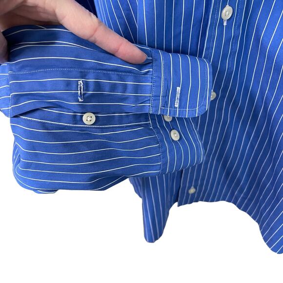 Ralph Lauren reworked collared shirt with added vintage daisy flower patches - Picture 5 of 8